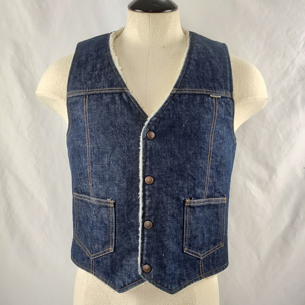 Vintage Nelson Jean Vest